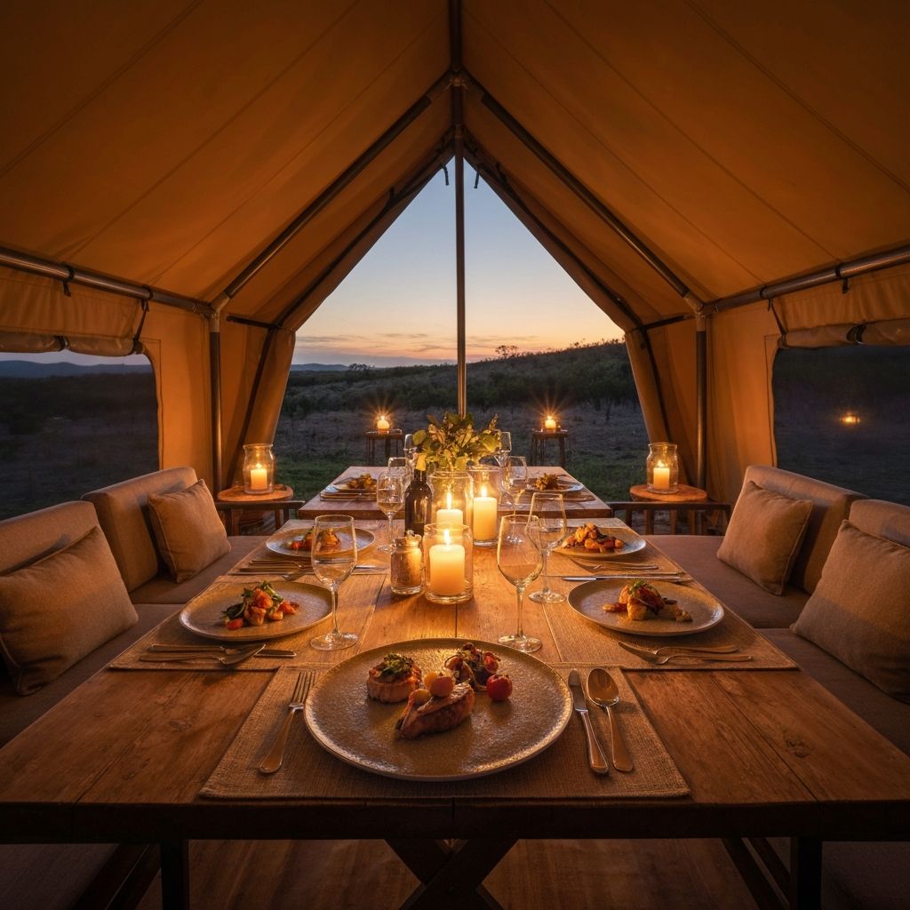 Gourmet farm-to-table dining